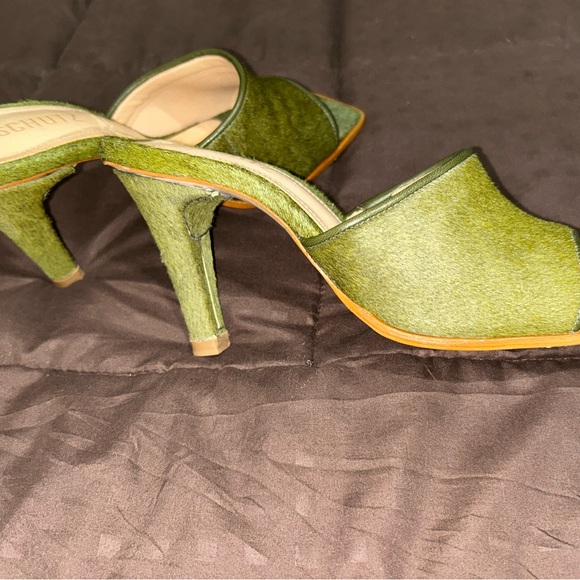 SCHUTZ Green Mules - Picture 2 of 6